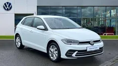 Pure white Used 2024 VW Polo Style Hatchback | £18,892 (Fair price)