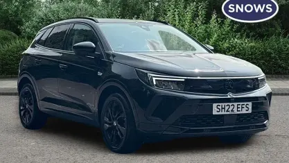 Used Vauxhall Grandland X GS Line 131 HP (96 kW) 2022 Black SUV