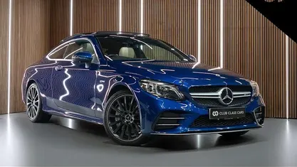 Blue Used 2020 Mercedes C43 AMG Premium Plus Coupe | £32,995 (Fair price)