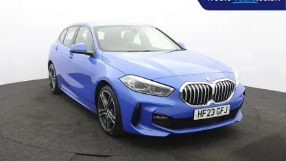 Used BMW 118 M Sport 136 HP (100 kW) 2023 Blue Hatchback