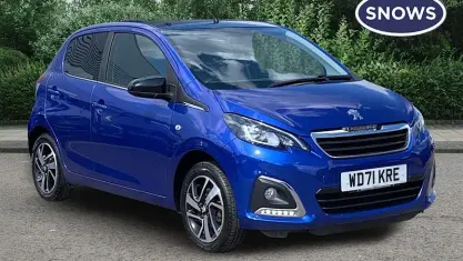 Used Peugeot 108 Allure 72 HP (52 kW) 2022 Blue Hatchback