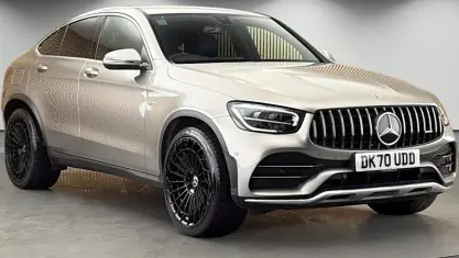 Used Mercedes GLC43 AMG AMG 390 HP (286 kW) 2019 Mojave silver Coupe