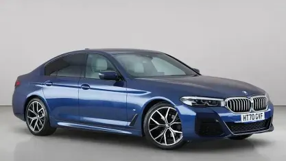 Used BMW 520 M Sport 190 HP (139 kW) 2021 Blue Sedan