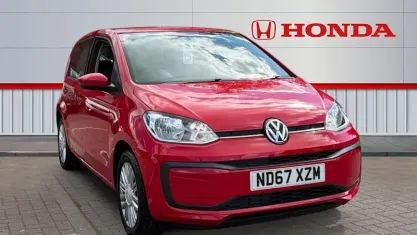Used VW up! move up! 60 HP (44 kW) 2018 Red Hatchback