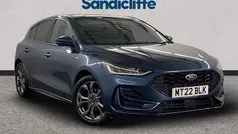 Blue Used 2022 Ford Focus ST-Line Hatchback | £15,448 (Fair price)