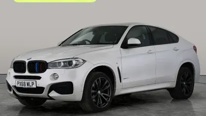Used BMW X6 M Sport 258 HP (189 kW) 2018 White SUV
