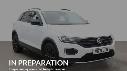 Used VW T-Roc Black Edition 110 HP (80 kW) 2021 White SUV