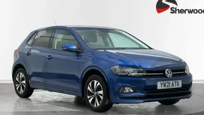 Used VW Polo Match 95 HP (69 kW) 2021 Blue Hatchback