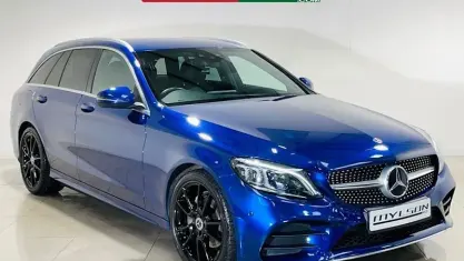 Used Mercedes C200 AMG Line Premium 184 HP (135 kW) 2019 Blue Estate