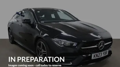 Used Mercedes CLA200 AMG line 163 HP (119 kW) 2023 Black Coupe