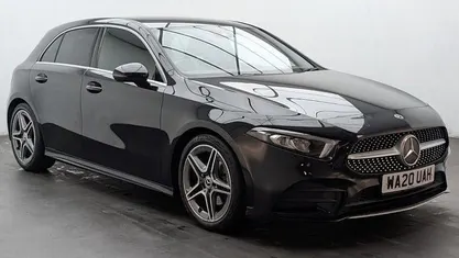 Used Mercedes A200 AMG line 163 HP (119 kW) 2020 Black Hatchback