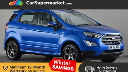 Blue Used 2022 Ford Ecosport ST-Line SUV | £12,597 (Fair price)