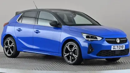 Used Vauxhall Corsa Ultimate 131 HP (96 kW) 2021 Blue Hatchback