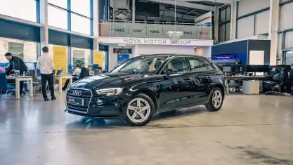 Used Audi A3 Sportback Design 150 HP (110 kW) 2019 Black Hatchback