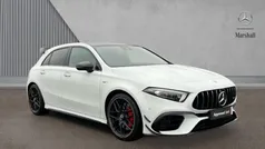 Moonstone white metallic Used 2022 Mercedes A45 AMG Hatchback | £46,328 (Fair price)