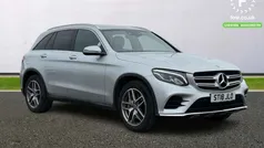 Silver Used 2018 Mercedes GLC220 AMG line SUV | £21,099 (Fair price)