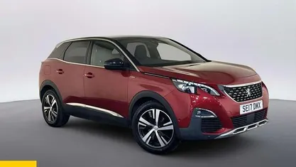 Begagnad Peugeot 3008 GT-line 120 HK (88 kW) 2017 Röd SUV