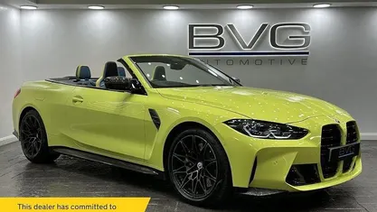 Yellow Used 2022 BMW M4 Cabriolet Competition Edition Cabriolet | £49,994 (Fair price)