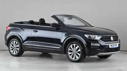 Used VW T-Roc Cabriolet Design 150 HP (110 kW) 2021 Black Cabriolet