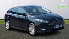 Black Used 2017 Ford Focus Zetec Hatchback | £7,099 (Good price)