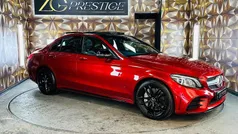 Red Used 2021 Mercedes C43 AMG Premium Plus Sedan | £33,995 (Fair price)