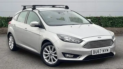 Silver Used 2017 Ford Focus Titanium Hatchback | £6,982 (Fair price)