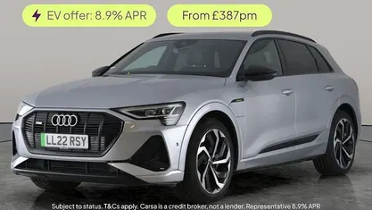 Silver Used 2022 Audi e-tron Black Edition SUV | £23,034 (Fair price)