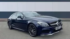 Blue Used 2016 Mercedes CLS350 AMG Line Premium Plus Coupe | £17,030 (Good price)