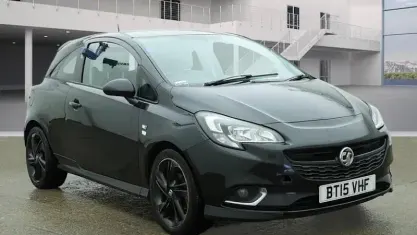 Used Vauxhall Corsa Edition 70 HP (51 kW) 2015 Black Hatchback