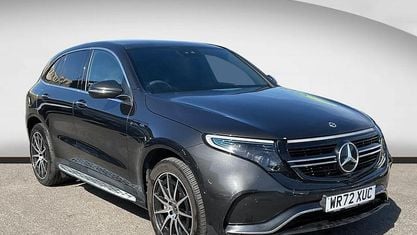 Begagnad Mercedes EQC400 AMG line 300 kW (408 HK) 2022 Grå SUV