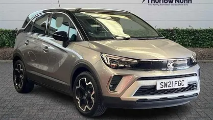 Used Vauxhall Crossland Elite 83 HP (61 kW) 2021 Grey SUV