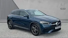 Denim blue metallic Used 2020 Mercedes GLA200 AMG Line Premium Plus SUV | £28,412 (Fair price)