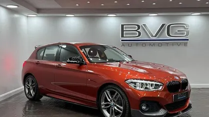 Used BMW 120 M Sport 184 HP (135 kW) 2018 Orange Hatchback
