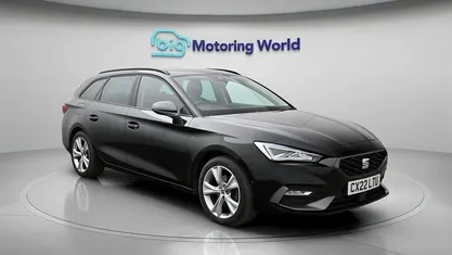 Used Seat Leon FR 110 HP (80 kW) 2022 Black Estate