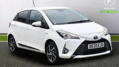 White Used 2020 Toyota Yaris Hybrid Hatchback | £13,599 (Fair price)