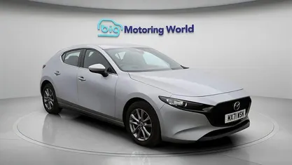 Silver Used 2021 Mazda 3 Hatchback | £12,821 (Fair price)