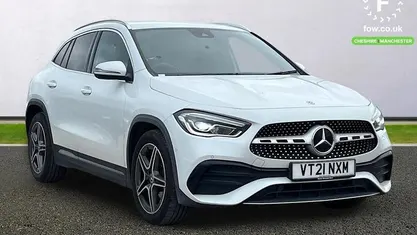 Used Mercedes GLA200 Active 150 HP (110 kW) 2021 White SUV