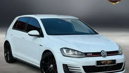 Used VW Golf VII GTD 184 HP (135 kW) 2015 White Hatchback