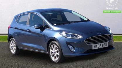 Używany Ford Fiesta Zetec 86 KM (63 kW) 2018 Niebieski Hatchback