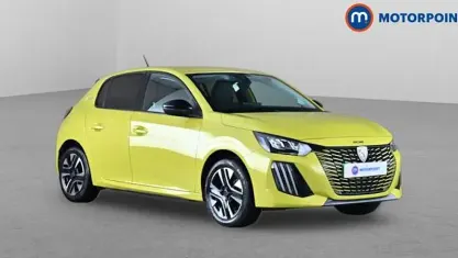 Used Peugeot e-208 Style 100 kW (137 HP) 2023 Yellow Hatchback