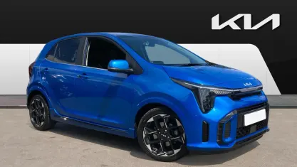 Used Kia Picanto GT-Line S 77 HP (56 kW) 2024 Blue Hatchback