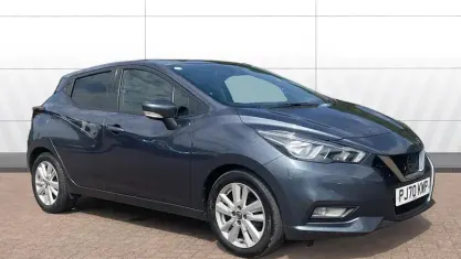 Used Nissan Micra Acenta 101 HP (74 kW) 2020 Grey Hatchback