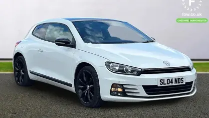 Begagnad VW Scirocco Black Edition 125 HK (91 kW) 2017 Vit Sportkupé