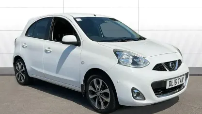 Used Nissan Micra S 98 HP (72 kW) 2016 White Hatchback
