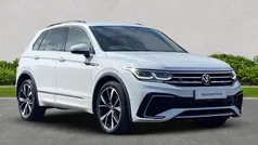 White Used 2022 VW Tiguan R-line SUV | £27,549 (Fair price)