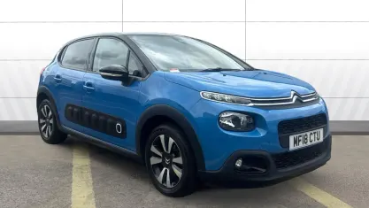 Used Citroën C3 Flair 82 HP (60 kW) 2018 Blue Hatchback