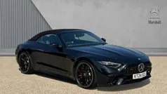 Obsidian black metallic Used 2024 Mercedes SL55 AMG Premium Plus Cabriolet | £95,889 (Fair price)