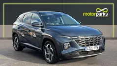 Dark teal metallic Used 2023 Hyundai Tucson Ultimate SUV | £25,500 (Fair price)