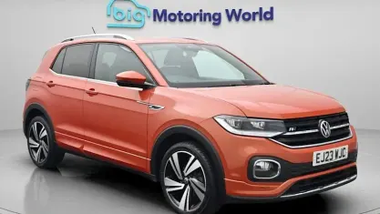 Used VW T-Cross R-line 110 HP (80 kW) 2023 Orange SUV