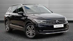 Black Used 2022 VW Tiguan Elegance SUV | £22,550 (Fair price)